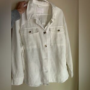 Ashley white button down
